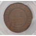 AUSTRALIA 1933/2 ONE 1 PENNY . VARIETY . OVERDATE . PCGS XF